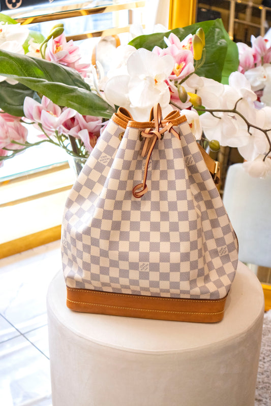 Louis Vuitton - Sac Noe Damier Azur Grande GM