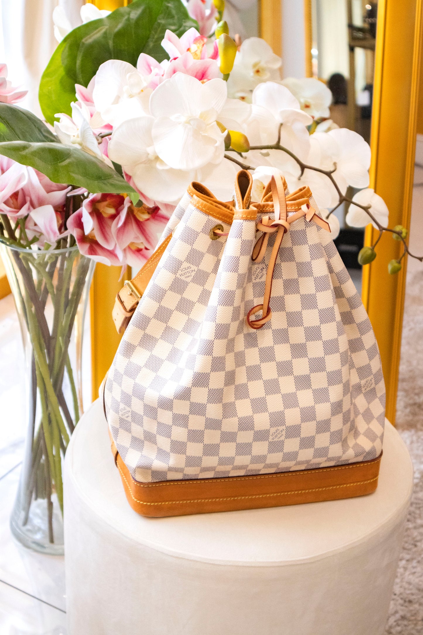 Louis Vuitton - Sac Noe Damier Azur Grande GM