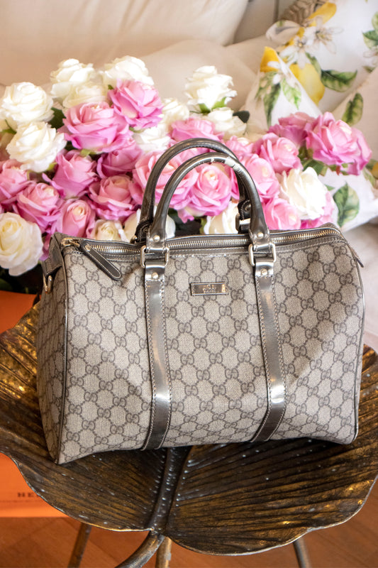 Gucci - GG Canvas Boston Bag