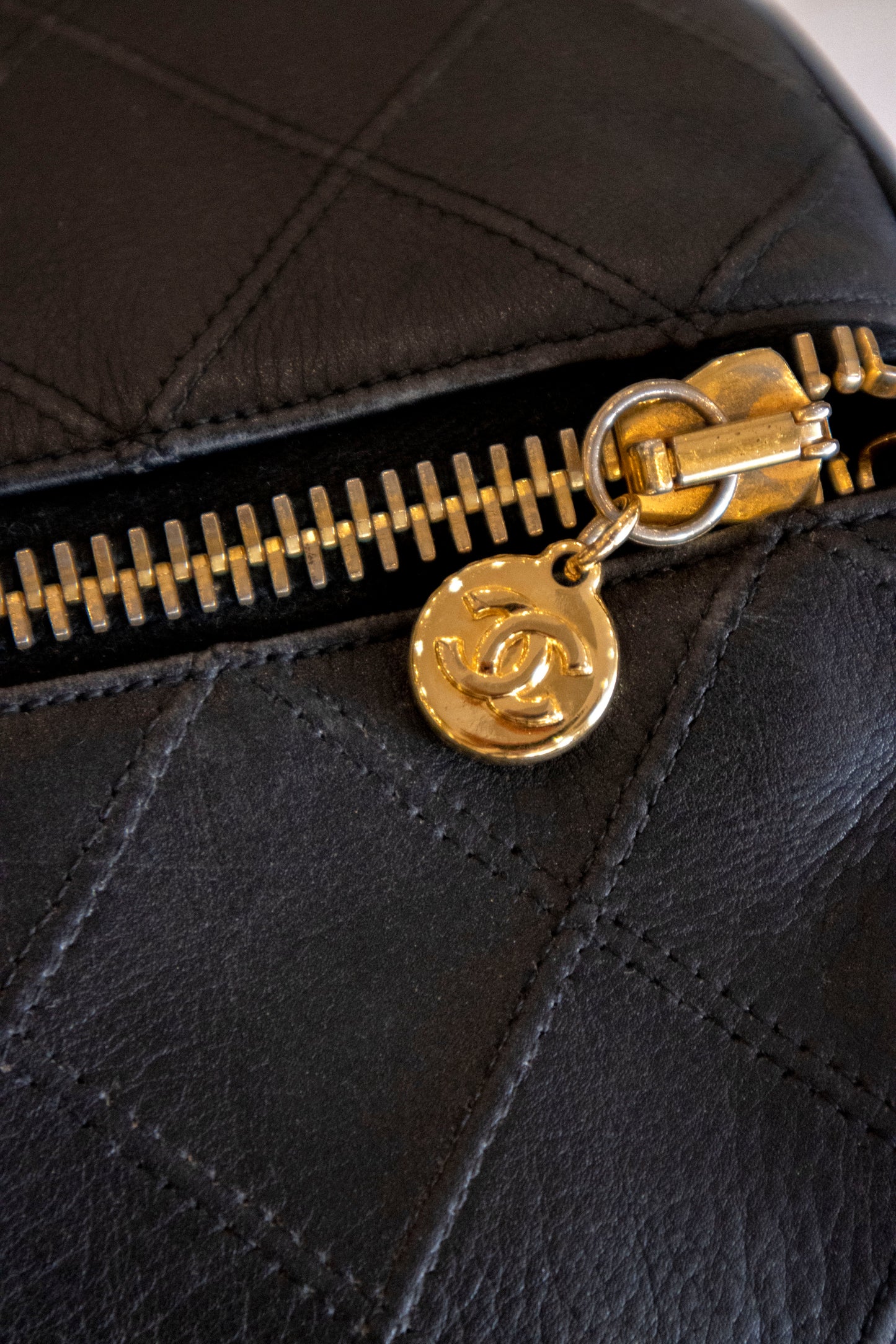 Chanel - Leder Reisetasche Schwarz
