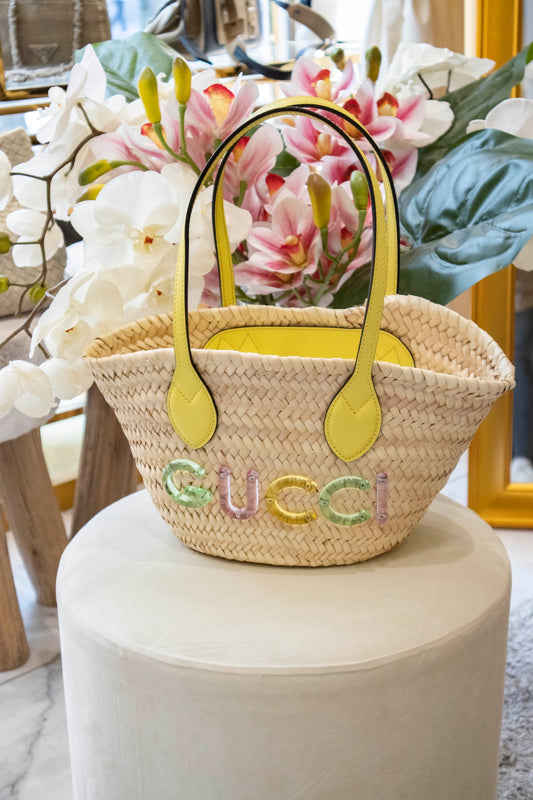 Gucci - Summer Raffia Tote Bag