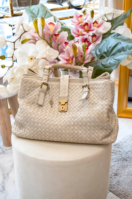 Bottega Veneta - Roma Handtasche aus Leder