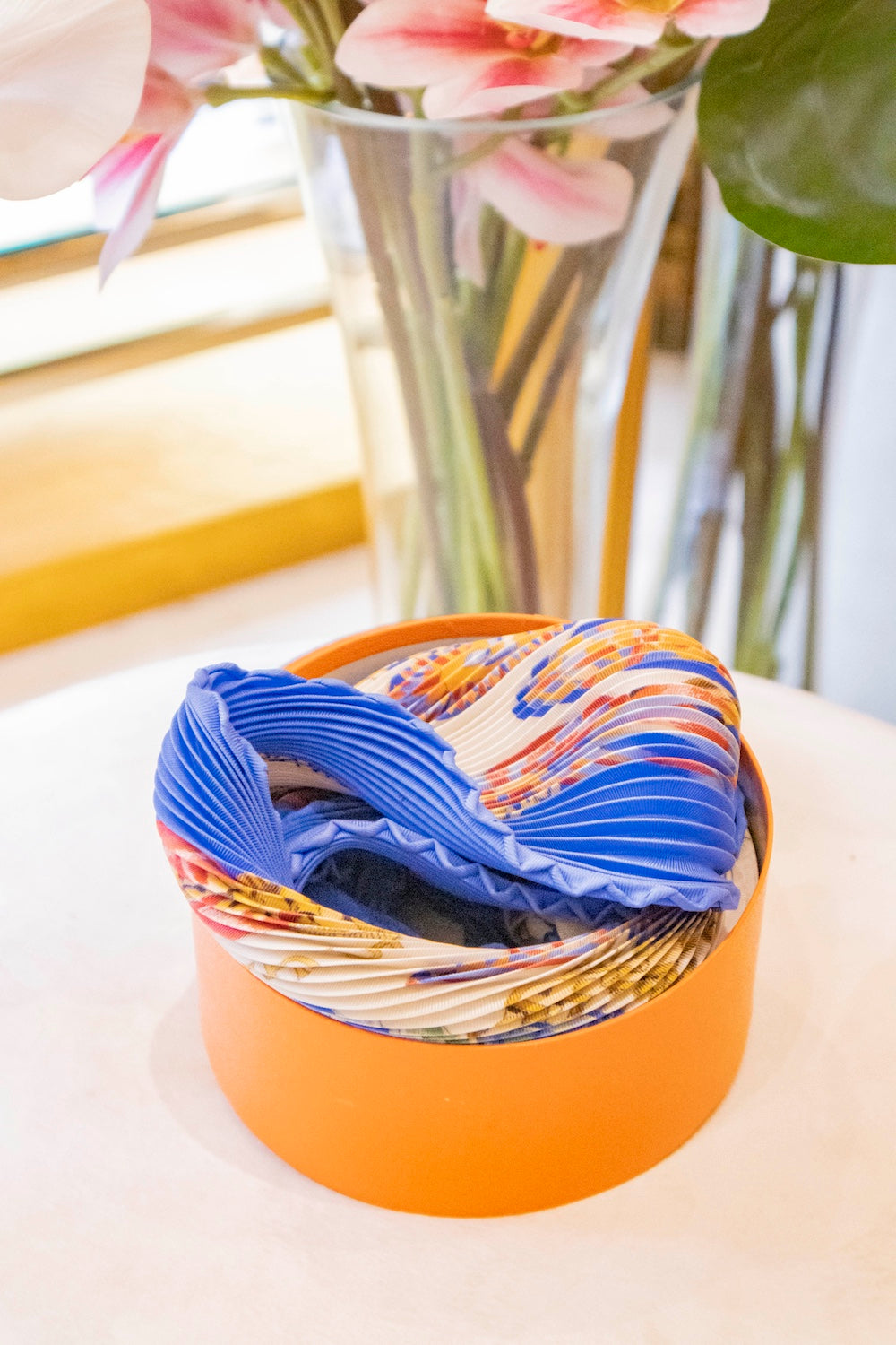 Hermès - Seidentuch "Les Rubans du Cheval" Blau