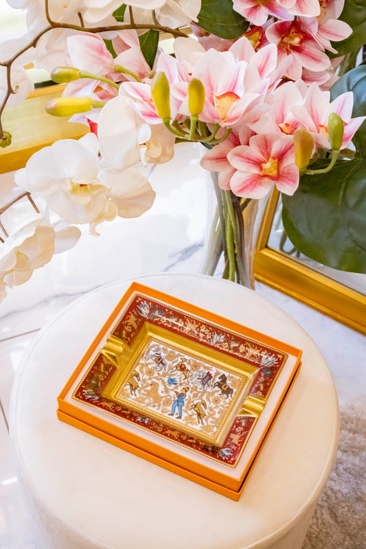 Hermès - Aschenbecher "Chasse en Inde"