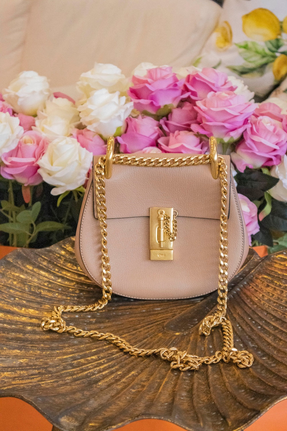 Chloé - Drew Flap Leather Mini Bag