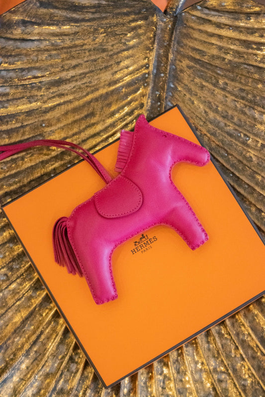Hermès - Rodeo PM Leder Taschenschmuck Rosa