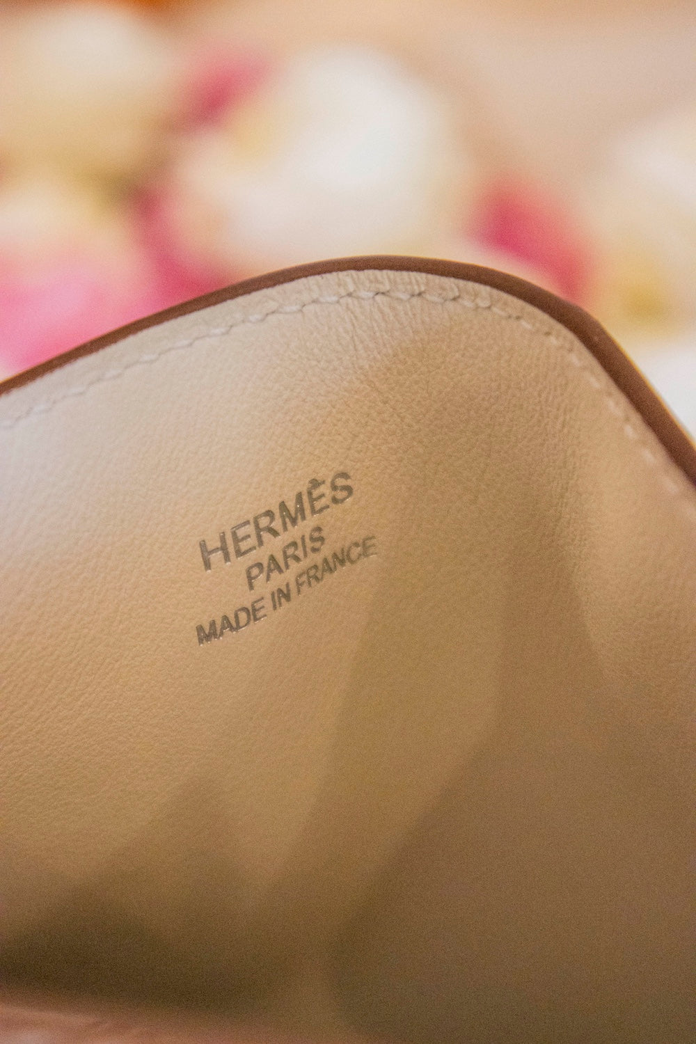 Hermès - Sac Neo Double Sens 35 Bicolor Gold - Nata Veau Swift