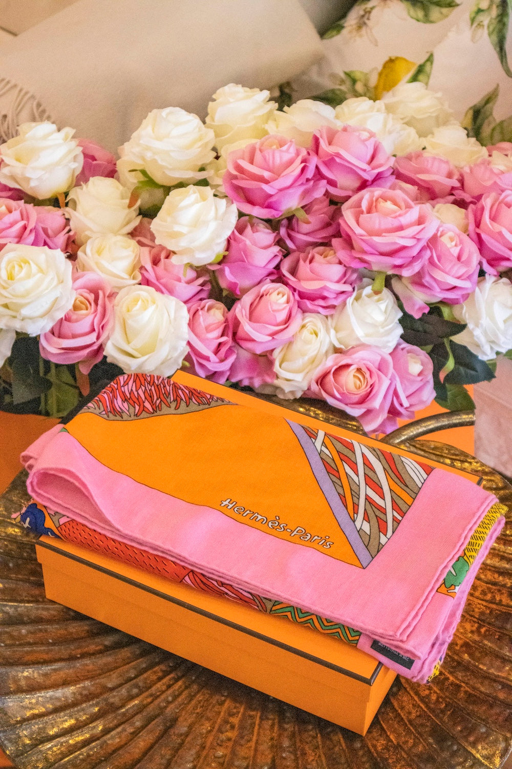 Hermès - Seidentuch "A travers champs"