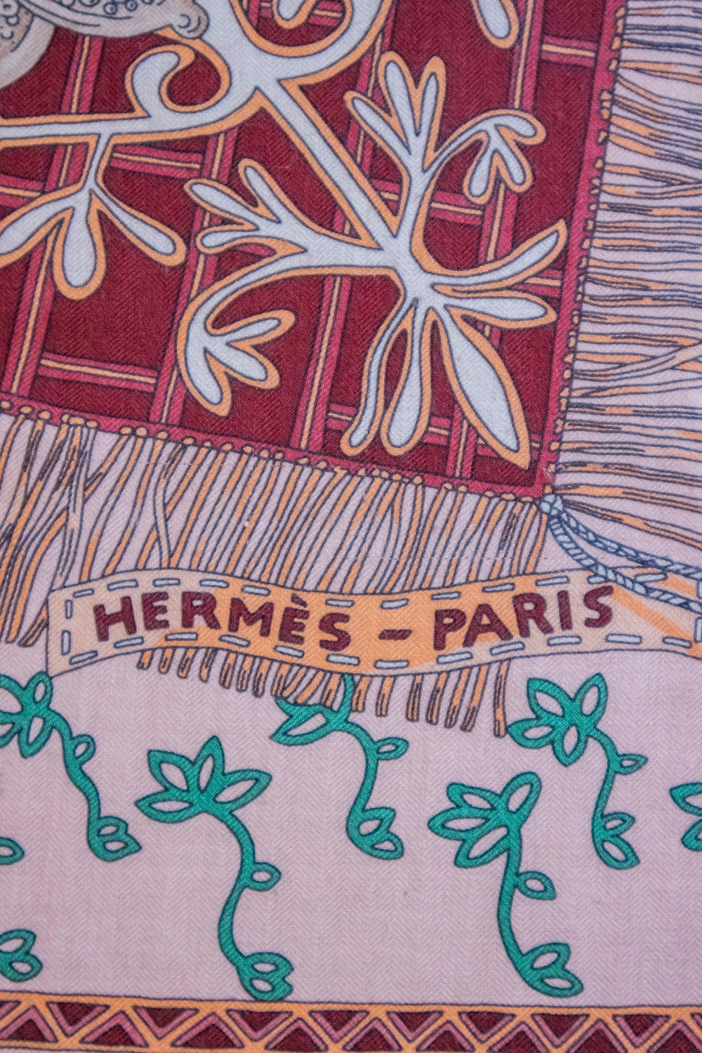 Hermès - Seidentuch "Cavaliers Du Caucase"