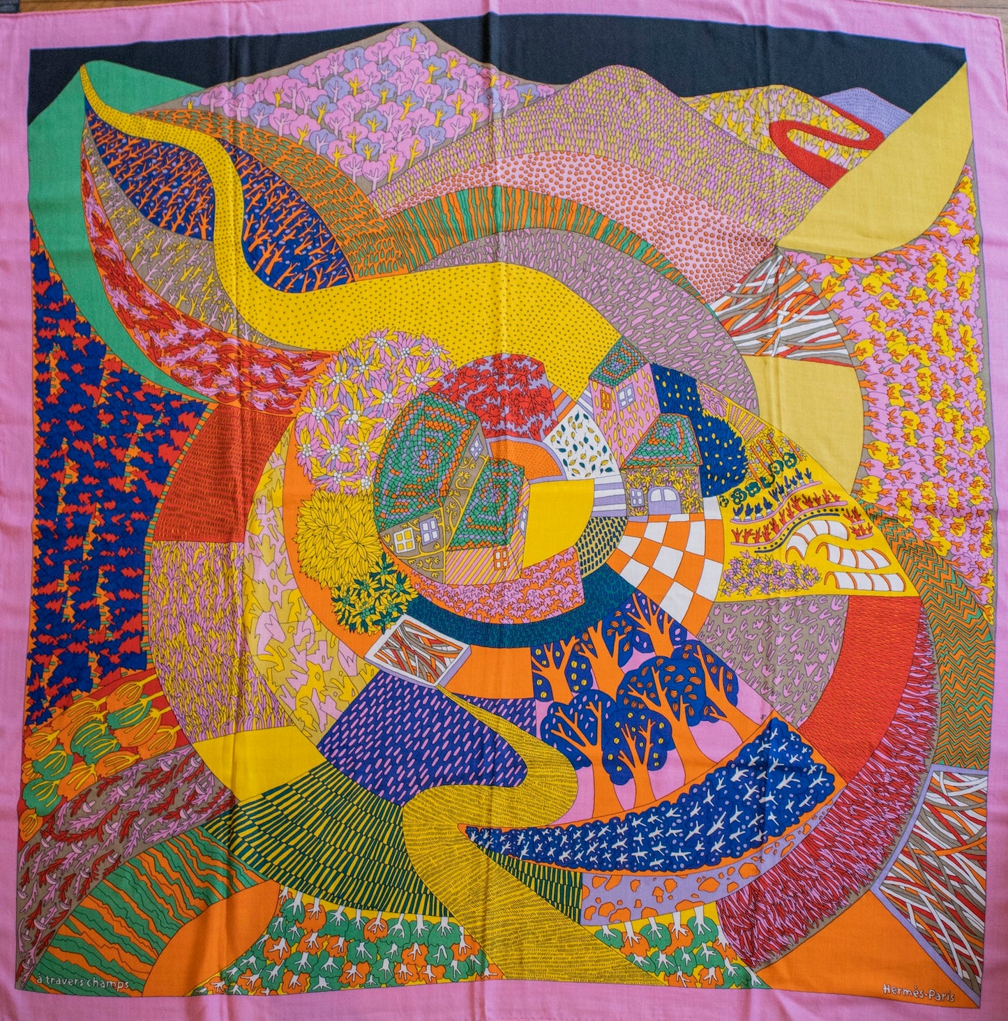 Hermès - Seidentuch "A travers champs"