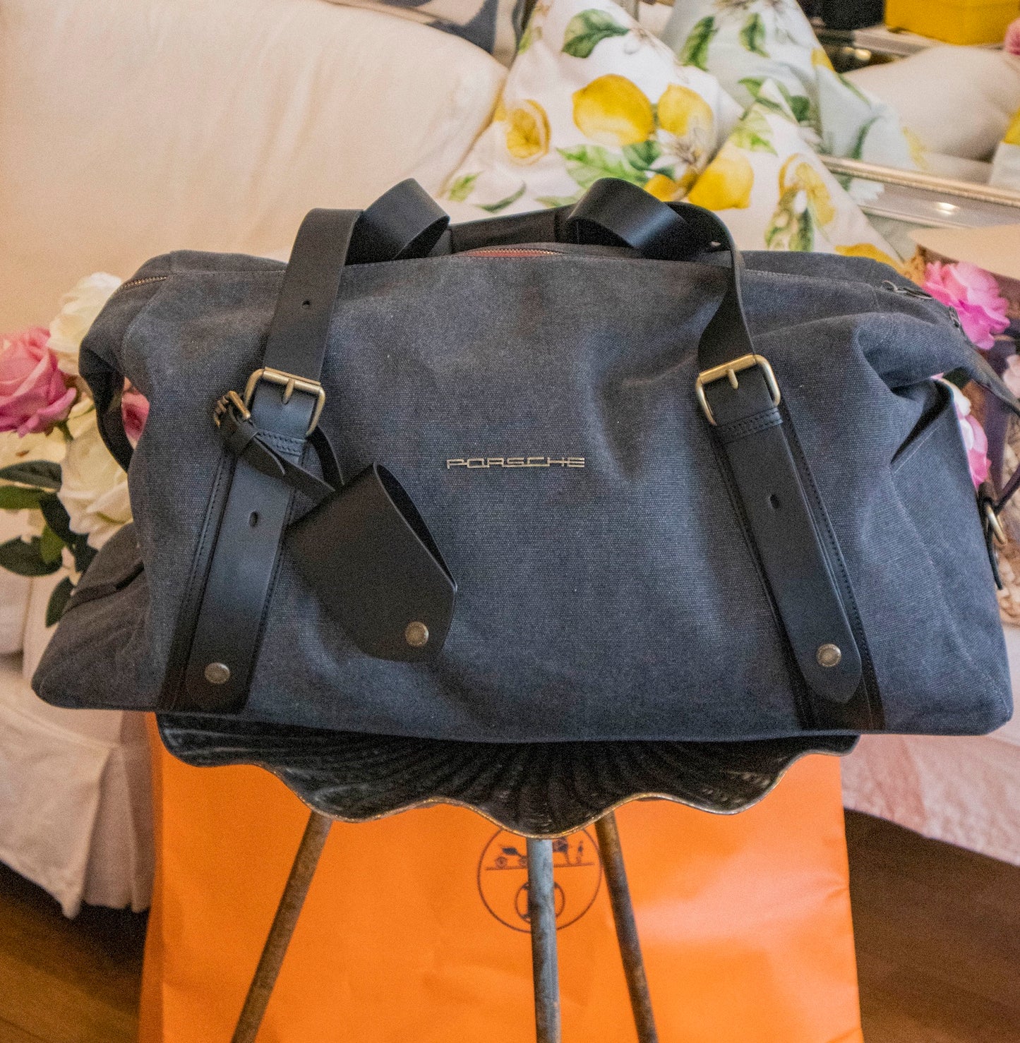 Porsche - Reisetasche Heritage Weekender Anthrazitgrau