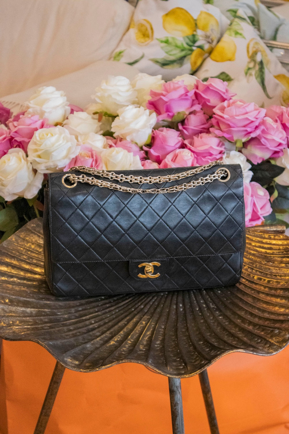 Chanel - Timeless Classique Double Flap Bag Schwarz