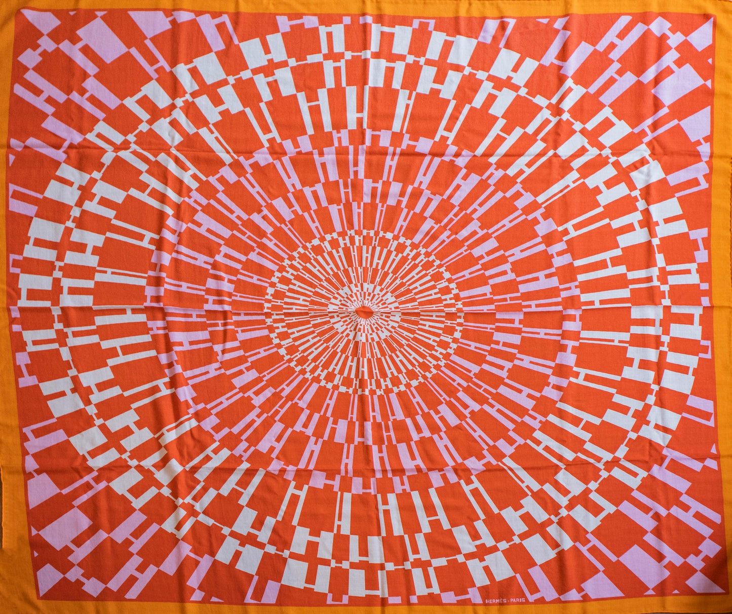 Hermès - Seidentuch Orange