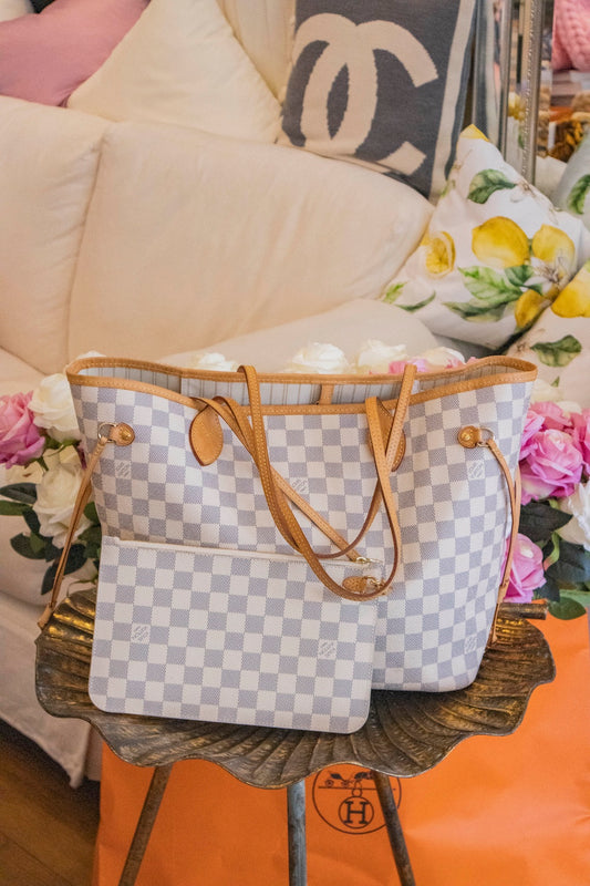 Louis Vuitton - Neverfull MM Damier Azur