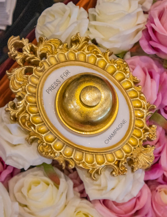 Wand-Objekt Glocke Champagne Gold