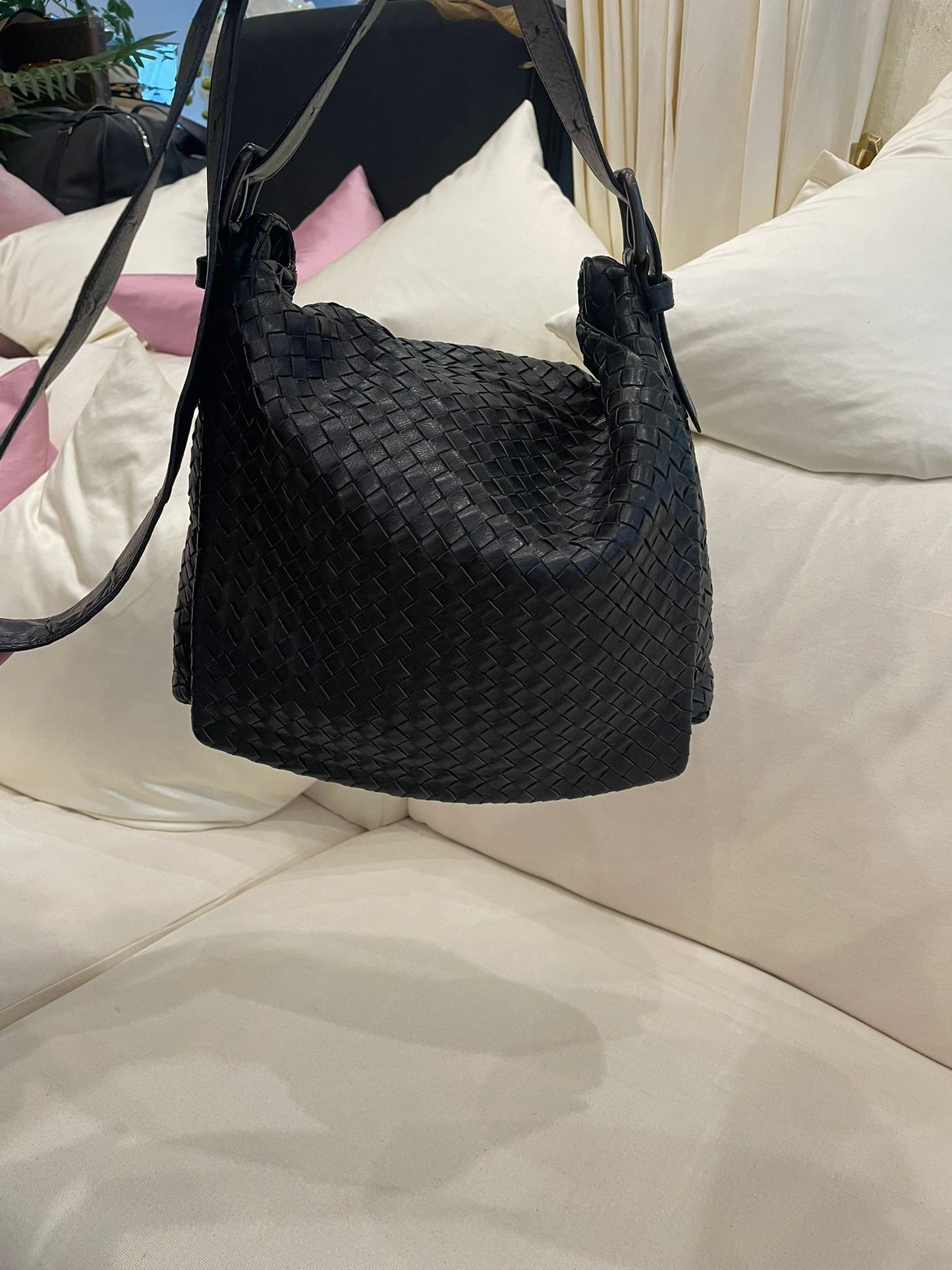 Bottega Veneta - Crossbody Bag schwarz