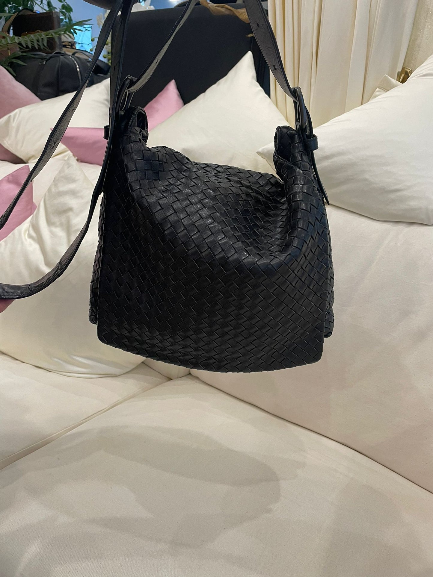 Bottega Veneta - Crossbody Bag schwarz