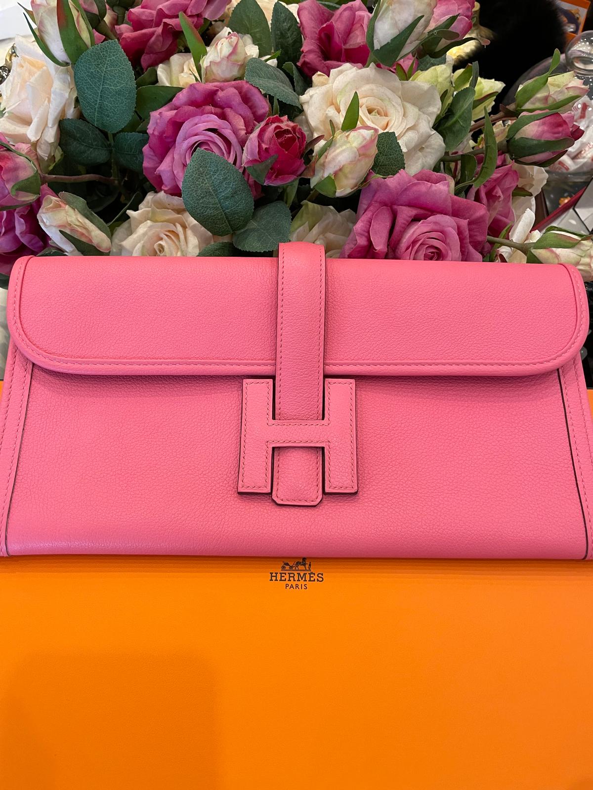 Hermès - Jige Evercolor Rose Azalee Fullset