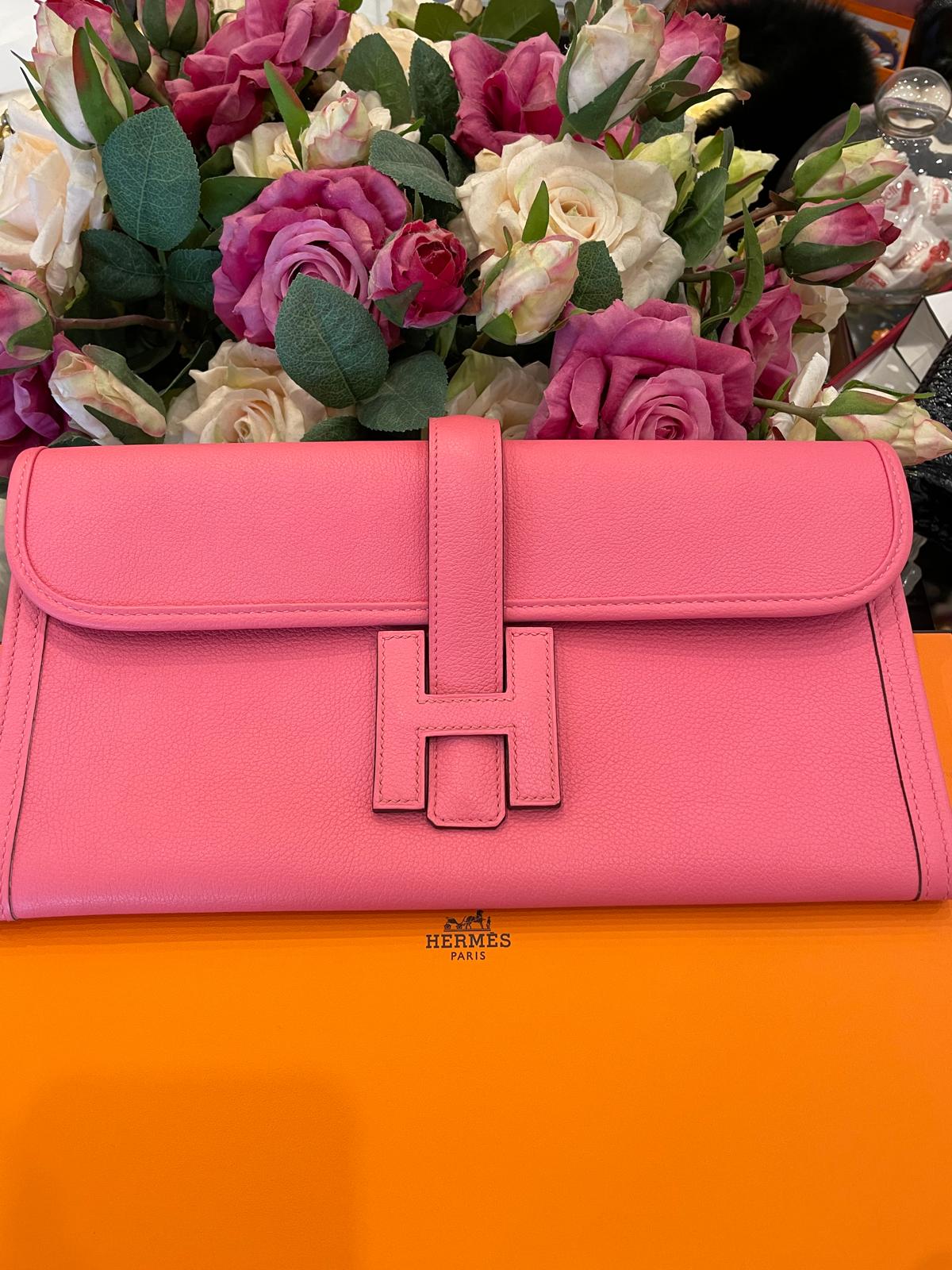 Hermès - Jige Evercolor Rose Azalee Fullset