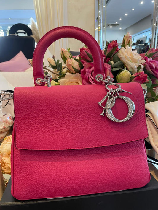 Dior - Be Dior Top Handle Bag pink Calfskin Silver Hardware