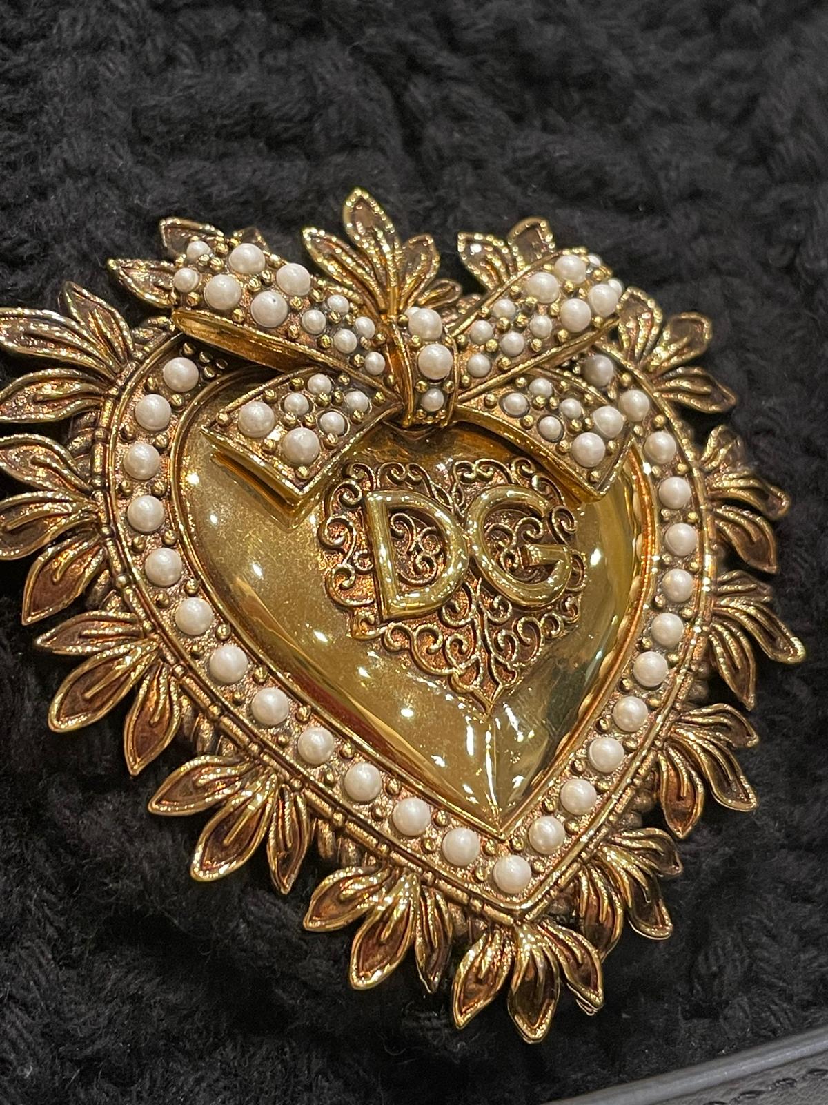 Dolce & Gabbana - Devotian Wolle Crossbody Bag Schwarz