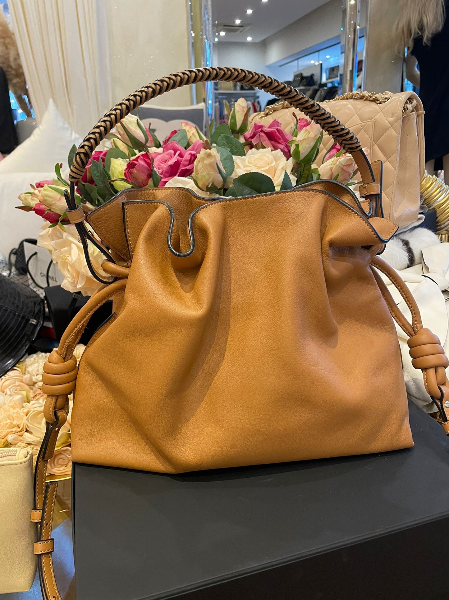 Loewe - Bag Flamenco Cognac