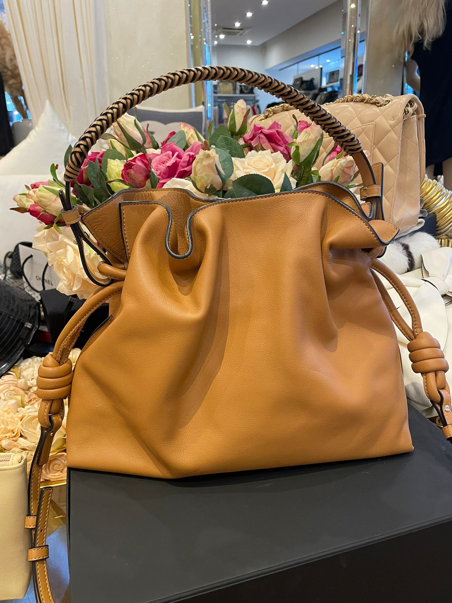 Loewe - Bag Flamenco Cognac
