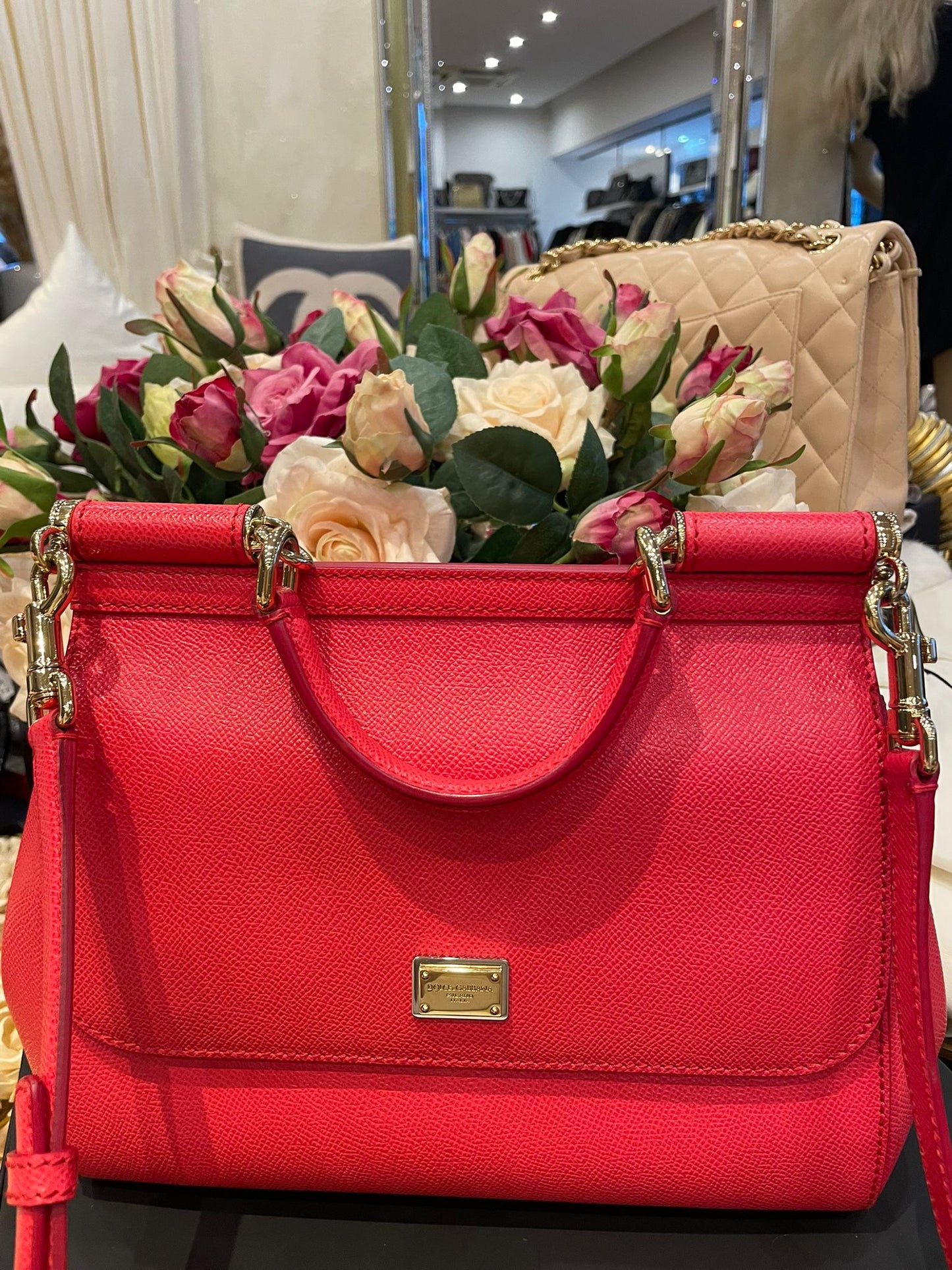 Dolce & Gabbana - Sicily Bag Small Koralle