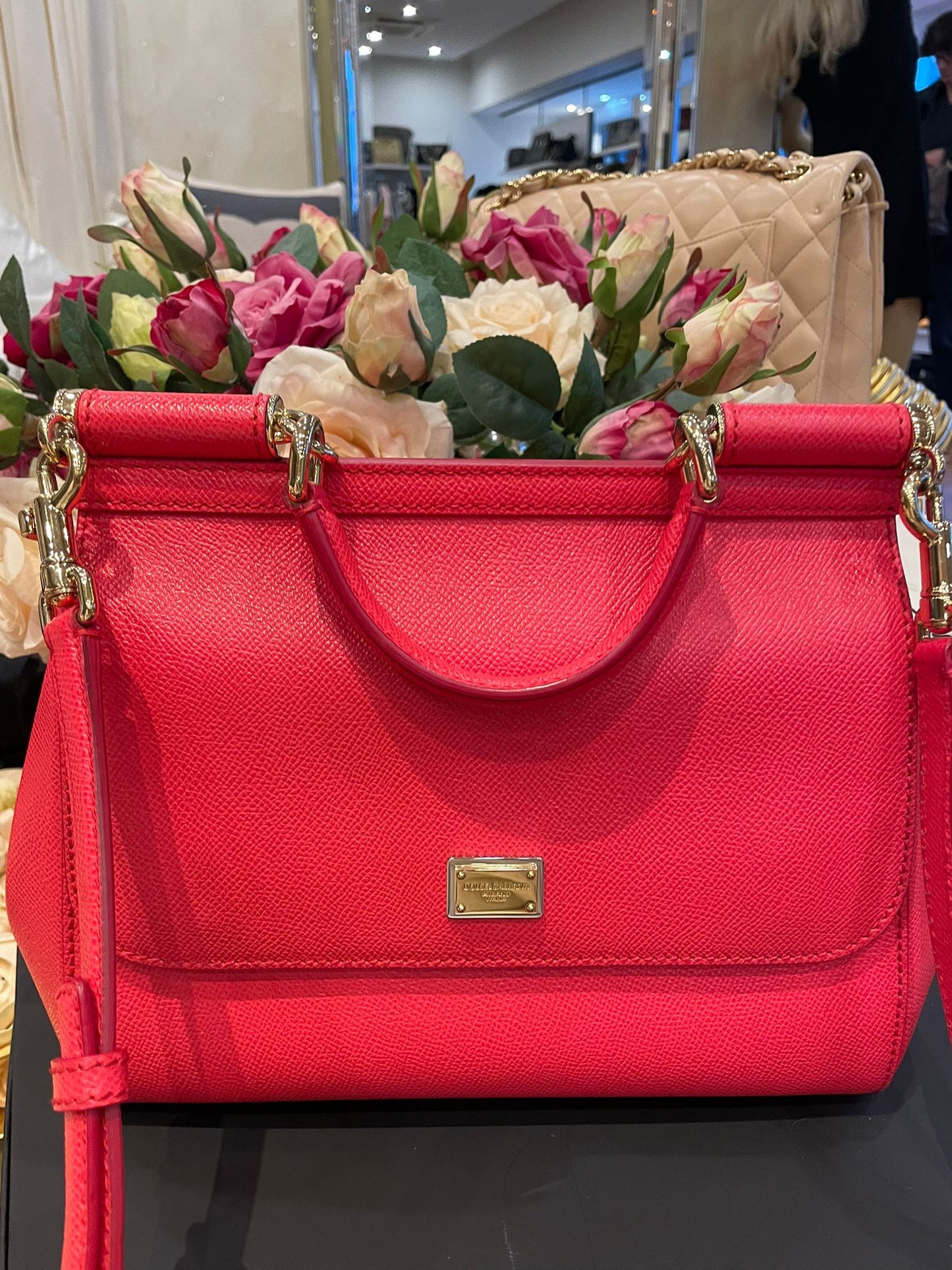 Dolce & Gabbana - Sicily Bag Small Koralle