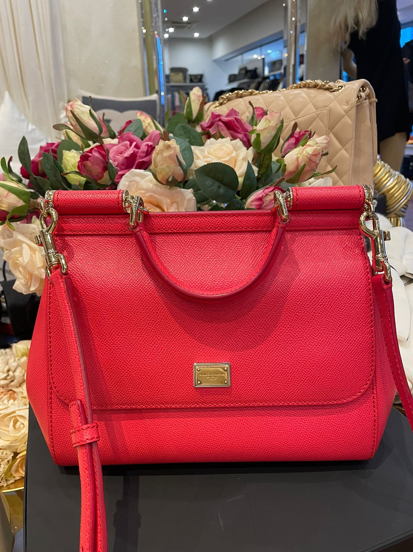 Dolce & Gabbana - Sicily Bag Small Koralle