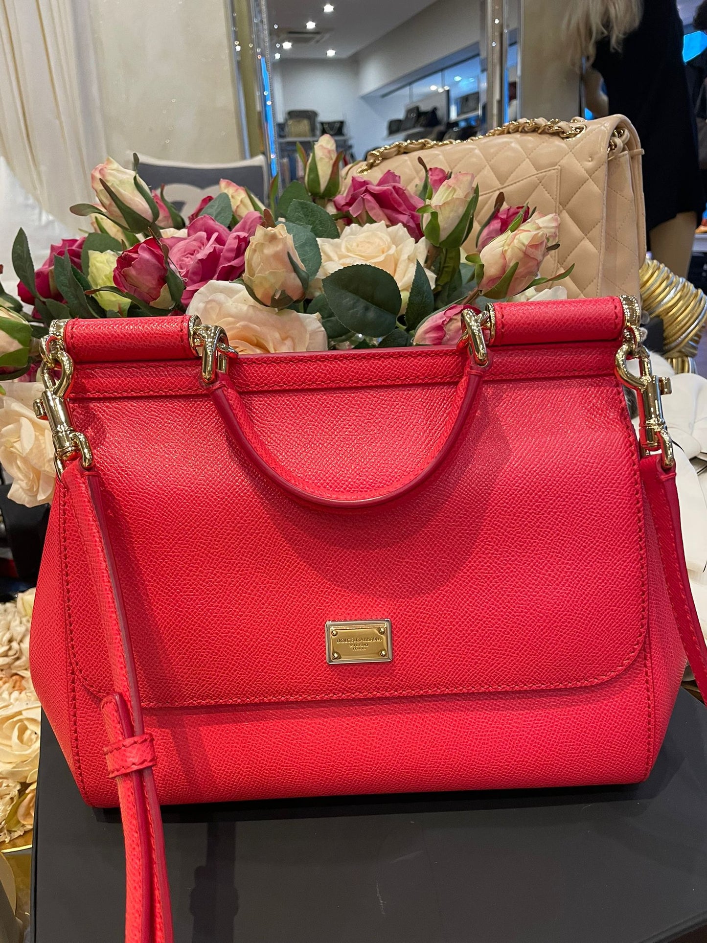 Dolce & Gabbana - Sicily Bag Small Koralle