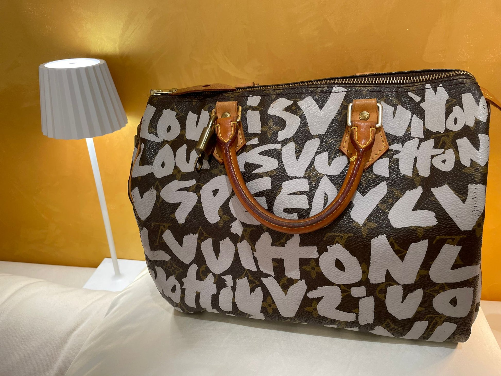 Lv Monogram Louis Vuitton Tasche Mit Schriftzug Sunset Monogram