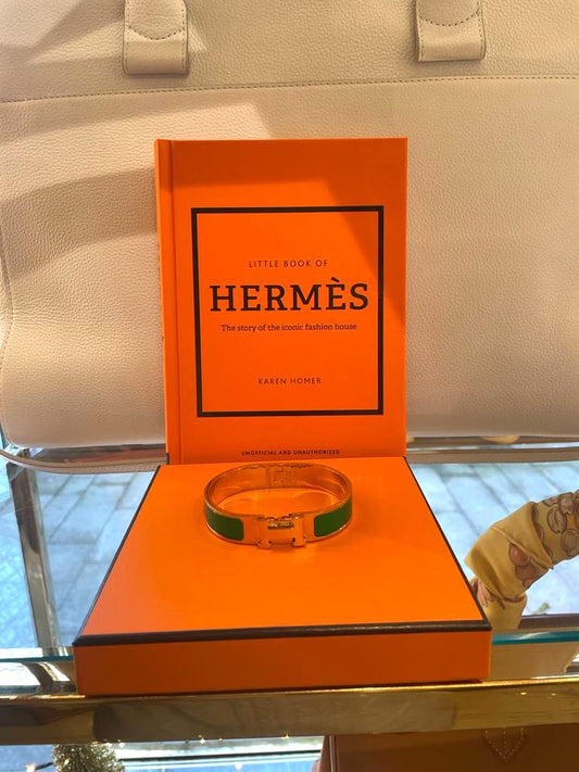 Hermès - Armreif Clic H grün