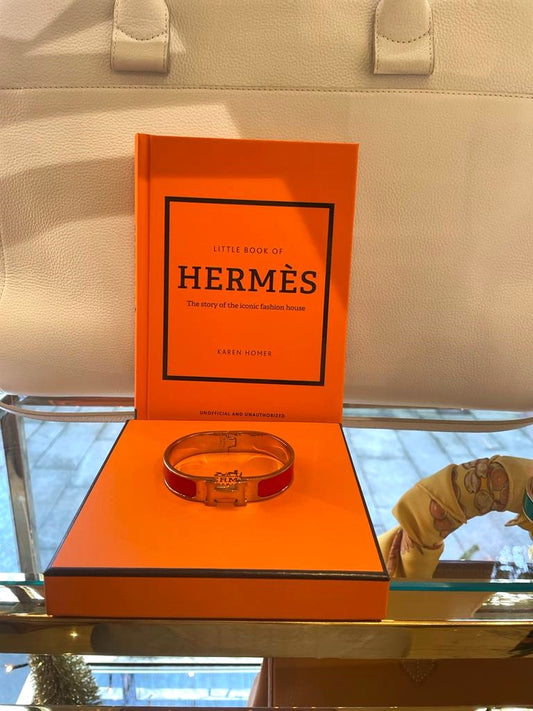 Hermès - Armreif Clic H rot