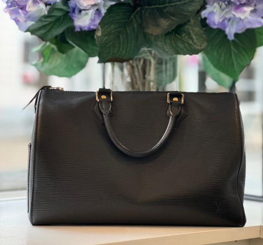 Louis Vuitton - Speedy Schwarz Epi Leder