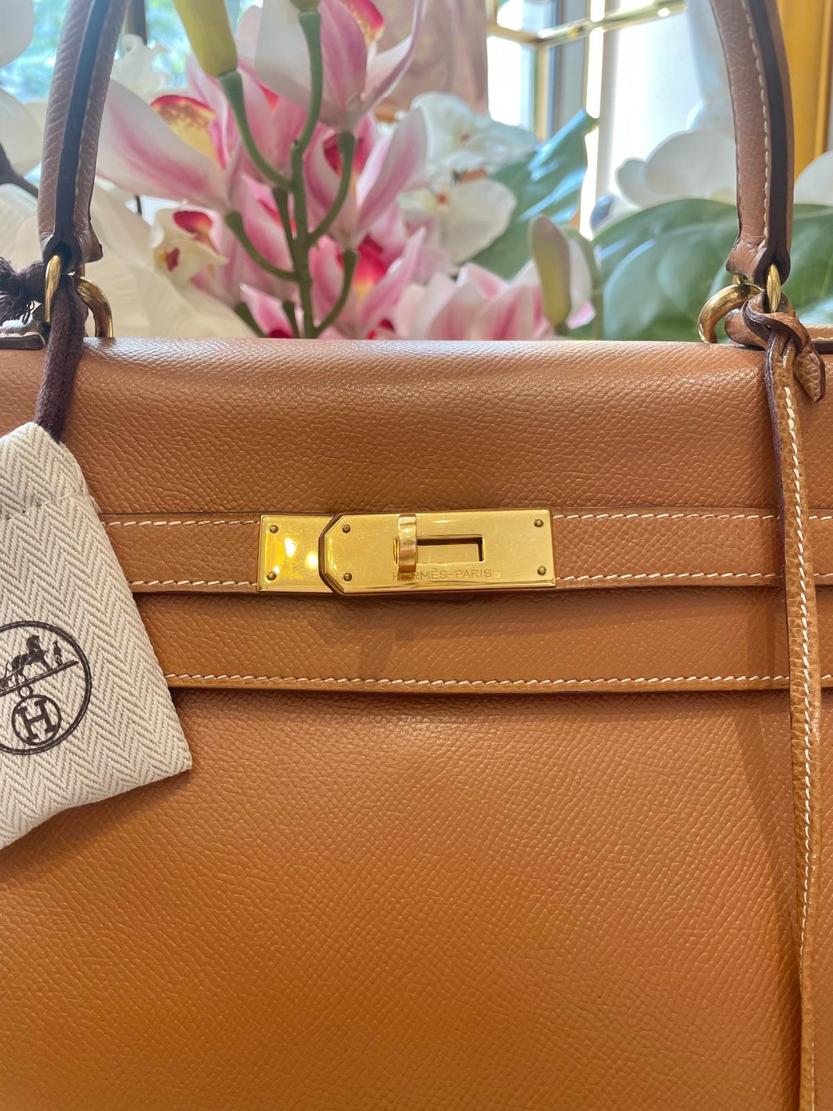 Hermès - Kelly 35 Gold Retourne